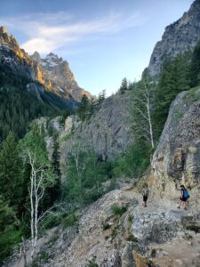 inspiration point hike at jenny lake