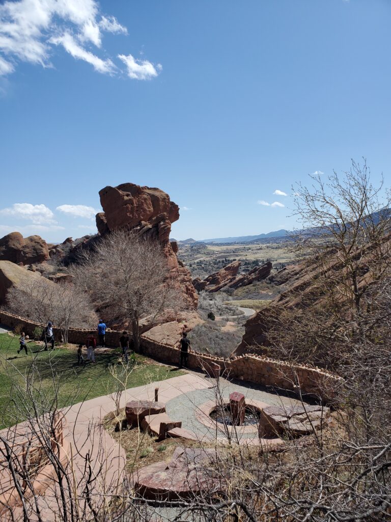 red rock amphitheater views