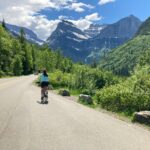 glacier park mountain views