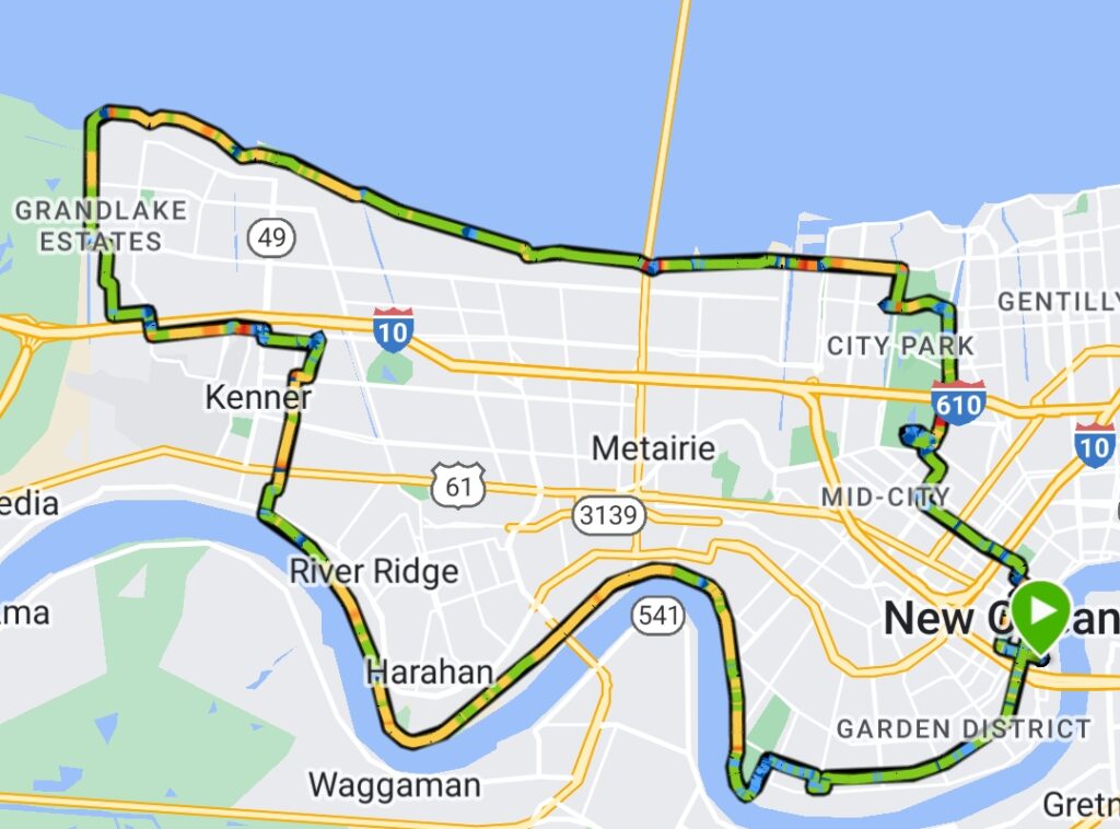 new orleans biking map