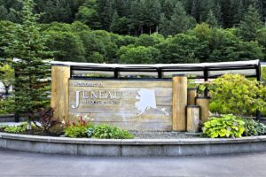 welcome to juneau sign