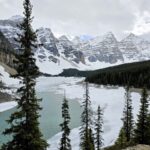 moraine lake from the rockpile