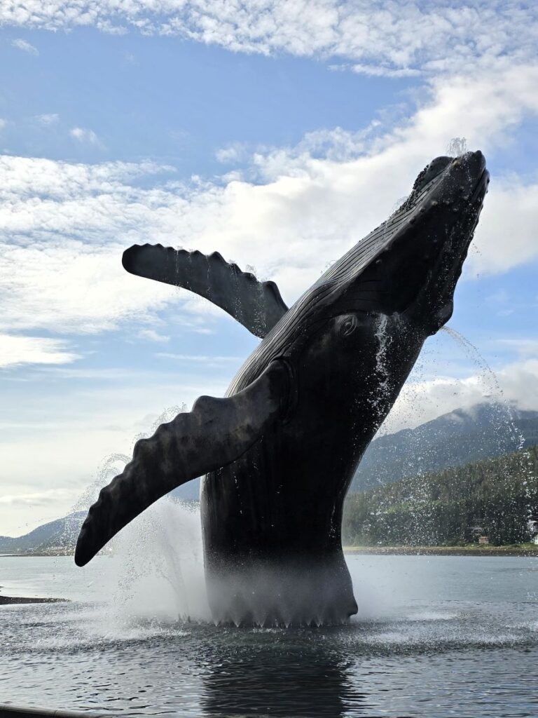 juneau whale sculpture