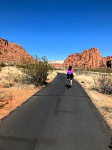 biking snow canyon state park utah